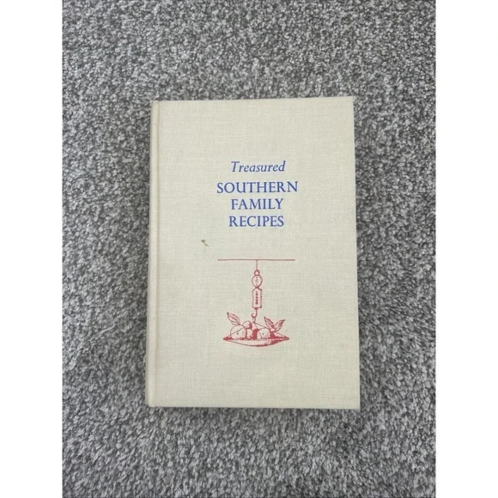 Treasured Southern Family Recipes 1966 Hardcover Cushman Pages In Mint Condition